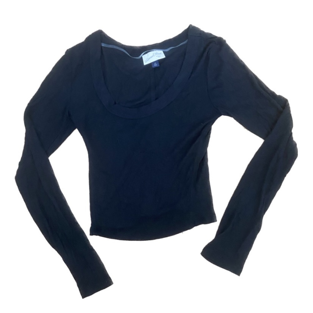 Universal Thread long sleeve XS black top blouse🖤